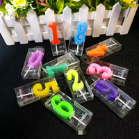 Velas de Parafina al por Mayor para Arte, Velas con Forma de Número para Cumpleaños