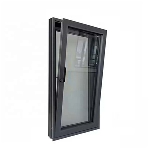 Fenêtre en aluminium triple <span class=keywords><strong>vitrage</strong></span> à rupture de pont thermique, <span class=keywords><strong>anti</strong></span>-<span class=keywords><strong>bruit</strong></span>, personnalisable, avec système de verre inclinable et pivotant, verrouillable - Product Image 6