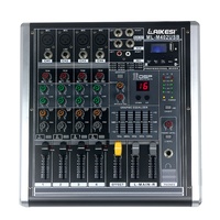 LAIKESI ML402D Console de mixage audio 4 canaux avec usb Console de mixage audio 16 effets numériques DSP