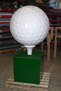 Pelota de Golf Decorativa Grande de Fibra de Vidrio para <span class=keywords><strong>Navidad</strong></span>, Decoraciones para Torneos de Golf en Interiores y Exteriores, Duradera, de <span class=keywords><strong>Madera</strong></span> y Plástico, en Caja - Product Image 6