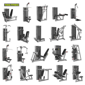 광저우 완전 선택 및 핀 부하 강도 훈련 기계 도매 새로운 체육관 계획 클럽 프로젝트 피트니스 장비 - Product Image 5