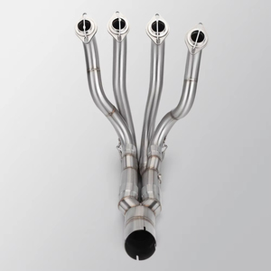 Pour Yamaha FZ8 FZ8N <span class=keywords><strong>FZ8S</strong></span> F Z8 S FZ8N YZF-FZ8 FZ800 Fazer 2010 - 2015 Moto Échappement Escape Tube de liaison intermédiaire 51mm - Product Image 3