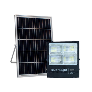 25W 40W 60W <span class=keywords><strong>120W</strong></span> 200W Đèn pha 12 thế hệ máy chiếu ngoài trời nhôm năng lượng mặt trời dẫn lũ chiếu sáng với màn hình hiển thị - Product Image 1