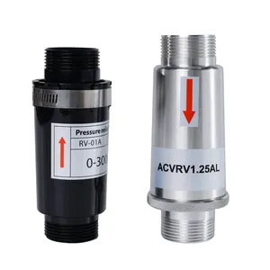 Hot Sale 2020 High Quality RV 1-1/4 Inch Plastic Aluminum Alloy Air Pressure Relief Valve Price For Ring Blower