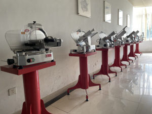 Hachoir à viande électrique entièrement automatique, Type <span class=keywords><strong>de</strong></span> <span class=keywords><strong>sol</strong></span>, lame, en acier inoxydable, robuste, 14 pouces, 350MM, offre spéciale - Product Image 2