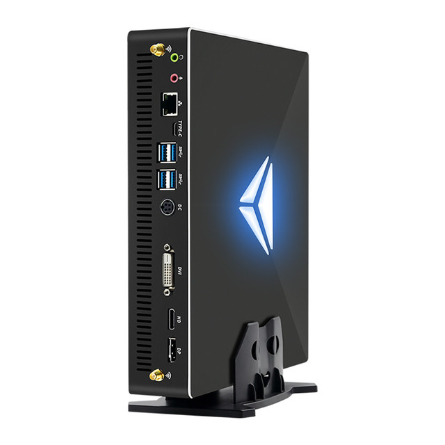 Eglobal In-tel 9100F RTX3050 Gaming Mini PC Fan 4Display 8USB 1RJ45 Giga LAN Desktop Computer 64GB D4 Industrial Tiny PC