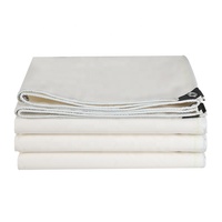 Rouleau de bâche en PVC robuste imperméable 1000D personnalisé-340-610GSM, ignifuge, idéal pour les couvertures de tente et de camion