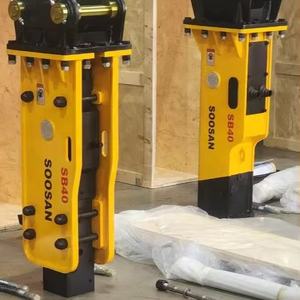 SOOSAN SB40 Brise-roche hydraulique de type supérieur – Corps principal du produit – Approvisionnement direct usine – Garantie d'un an – Caractéristiques standard incluses - Product Image 2