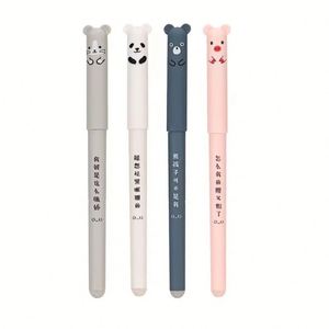 ปากกาลูกลื่นเจลลบได้ลายสัตว์น่ารักสไตล์เกาหลีสำหรับเด็กนักเรียน รุ่น X615-1 หมึกสีดำและสีน้ำเงิน ปรับแต่งได้ อุปกรณ์เครื่องเขียน - Product Image 1