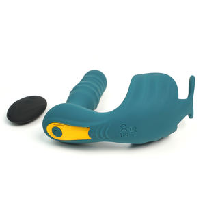 Sex Toys Voor Mannen Prostaat Massager Vibrator Vibrerende Stuwende <span class=keywords><strong>Dildo</strong></span> 'S Anale Butt Plug Met Haan Ring - Product Image 3