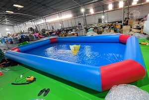 <span class=keywords><strong>Piscine</strong></span> gonflable professionnelle en <span class=keywords><strong>PVC</strong></span> renforcé à double couture, facile à utiliser, pour parc mobile - Product Image 3