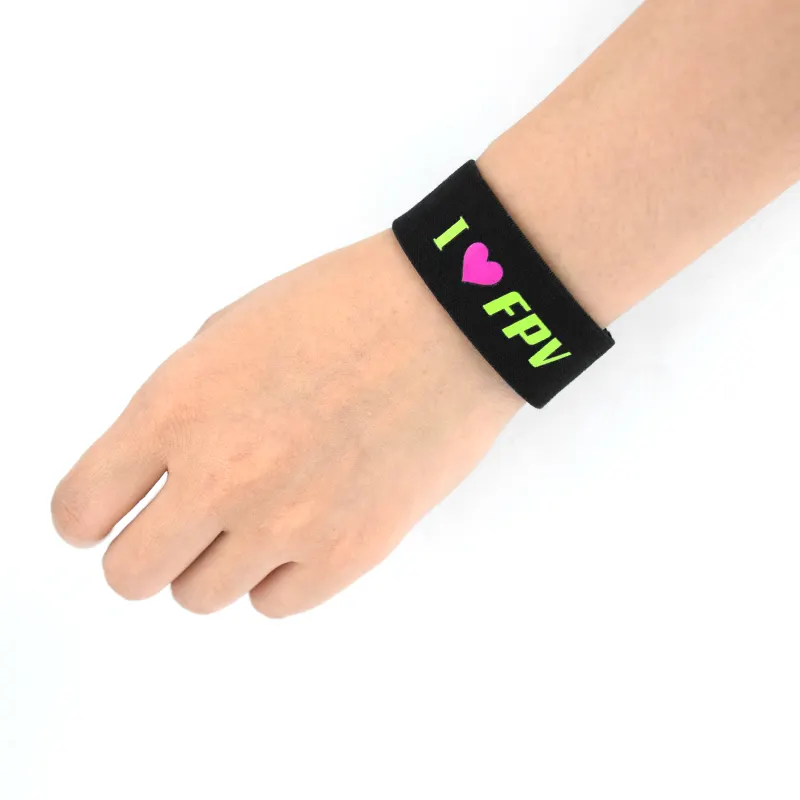wrist lanyard design fashion lanyard with logo elastic fabric wristband lanyard design 10 dollar gift items play store