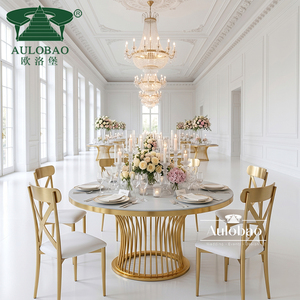 Silla de Banquete de Diseño Moderno Rococó en Acero Inoxidable Dorado al por Mayor - Product Image 6