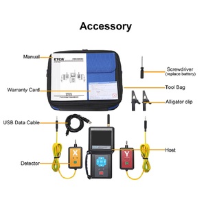 เครื่องทดสอบเฟสไร้สาย ETCR1520 อุปกรณ์ตรวจสอบเฟสแบบวงแหวน ช่วงเฟส 0-360 องศา ความแม่นยำ 1% ตรวจจับได้ไกล 30 เมตร - Product Image 3