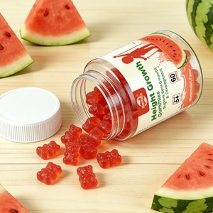 Factory OEM Teenagers & 5+ Kids Children 60 Pieces Capsule Tablet Watermelon Teddy <b>Bear</b> Candy Supplement Height Growth Gummies - Product Image 4