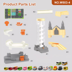 Parcheggio Urbano a Sei Piani Personalizzato, Sfida Avventurosa, Pista Multilivello, Giocattolo Educativo per Ragazzi, Regalo Auto - Product Image 5