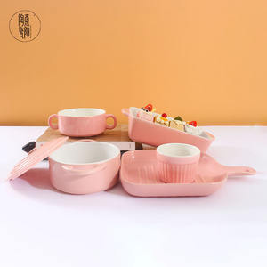 مخصص صغيرة سيراميك زهري صواني للفرن مجموعة فرن صينية فرن ألومنيوم للخبز كعكة السباغيتي تحميص - Product Image 6