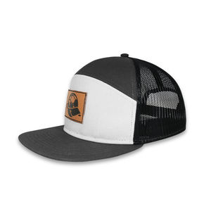 قبعة رجالية قابلة للتعديل بـ 7 ألواح، قبعة قطنية على طراز ريتشاردسون، قبعة شبكية مخصصة بتصميم سائق الشاحنة مع إغلاق خلفي - Product Image 1