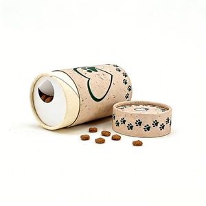 Envase de Tubo de Papel de Grado Alimenticio, Tubo para Alimentos, Envase Ecológico para Snacks de Mascotas, a Prueba de Humedad y Fugas, para Comida de Gatos - Product Image 2