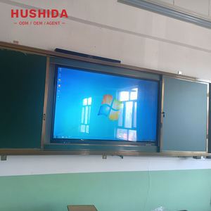 Tablero digital de 86 pulgadas con pantalla HD para aula, <span class=keywords><strong>pizarra</strong></span> de empuje para enseñanza y clase escolar - Product Image 1
