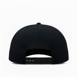 Gorra de Béisbol de 5 Paneles de Alto Rendimiento, Personalizada, con Parche de Goma de Dos Tonos, Impermeable, de Secado Rápido, Estructurada, Deportiva, Transpirable, con Cierre a Presión - Product Image 4