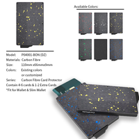 Dompet Kartu Kredit Multifungsi Anti-RFID Minimalis Pria Berbahan Serat Karbon Aluminium Tempa Berkualitas Tinggi CardHoda 6