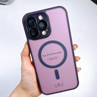 Usine bonne qualité matériel lentille support Invisible peau tactile 2-en-1 étui de protection magnétique pour Samsung S25 Ultra