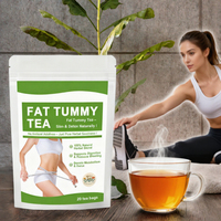 Thé Détox Amincissant Ventre Plat à Marque Privée OEM, Faible MOQ, 100% Poudre de Thé Vert Matcha, Confort Gastrique