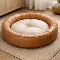 Grenzüberschreitend Beliebtes XL Leder-PP-Haustierbett für Kleine und Mittelgroße Hunde und Katzen, Indoor-Sofa, Atmungsaktiv, Wasserdicht, Wärmend für Alle Jahreszeiten