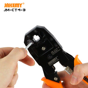<span class=keywords><strong>Pince</strong></span> à <span class=keywords><strong>sertir</strong></span> modulaire pour fiches RJ11 RJ12 RJ45, outil de sertissage et de dénudage de câbles réseau, <span class=keywords><strong>pince</strong></span> multifonction en acier - Product Image 2