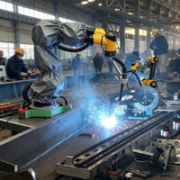Robot de soudage portable à installation flexible, supportant le montage latéral inversé pour la soudure de tuyaux