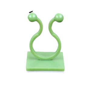 Crochets muraux auto-adhésifs pour plantes grimpantes d'intérieur, clips de support pour plantes verts et blancs sans clouage, fixation sans trace - Product Image 2