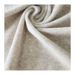 Tela de terciopelo de punto melange de alta calidad de 240 g/m², 60 % algodón, 40 % poliéster. - Product Image 3