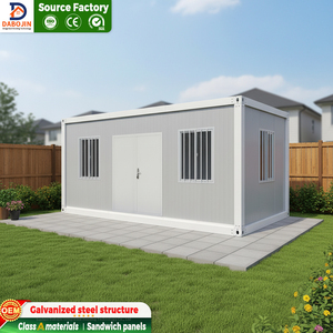 บ้านสำเร็จรูปแบบโมดูลาร์ขนาด 20 ฟุต โครงเหล็กขยายได้ บ้านเคลื่อนที่ขนาดเล็ก พับเก็บได้ มีพื้นที่รับประทานอาหารกว้างขวางพร้อมโต๊ะ เหมาะสำหรับโรงเรียนและสวนสาธารณะ - Product Image 1