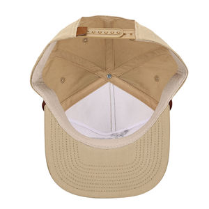 Gorra de Béisbol OEM con Bordado Plano, Estilo Campamento, para Deportes al Aire Libre, con 5 Paneles, Visera Plana y Cierre de Cuerda - Product Image 2