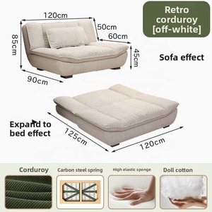 Offre Exceptionnelle : Canapé Pliant Réglable en Angle avec Coussin Doux pour la Détente à Domicile - Product Image 6