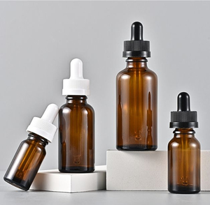 Essential Oil <b>Bottle</b> 5ml <b>10ml</b> 20ml 30ml 50ml 100ml Amber Frost Glass Dropper <b>Bottle</b> for Essential Oil - Product Image 3