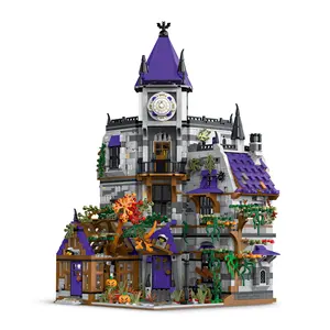 New Arrival MORK 031056 mystery mansion building blocks compatible with all major brand legoi toys for kids