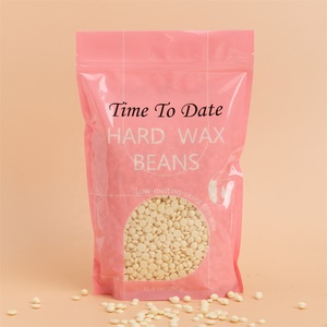 Temps à ce jour film chaud 1lb lait crème perles de cire dure formule de cheveux grossiers 450g cire de bikini brésilienne indolore pour peau sensible - Product Image 2