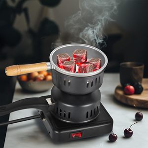 Bruciatore Elettrico Multiuso SEB - Piastra Elettrica da 500W <span class=keywords><strong>per</strong></span> Carbonella, Accenditore <span class=keywords><strong>per</strong></span> Carboncini di Cocco <span class=keywords><strong>per</strong></span> Shisha e Narghilè - Product Image 5