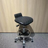 Chaises de laboratoire antistatiques en polyuréthane PU ESD avec support lombaire, tabourets à roulettes rotatives durables pour lieu de travail en couleurs différentielles
