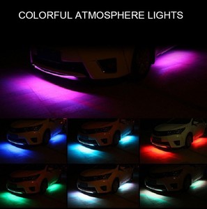 Nueva Tira de Luces LED RGB de 12V para Chasis de Coche, con Control Remoto, Sincronización de Música por Voz a través de Aplicación, 5W, para Decoración de Automóviles - Product Image 2