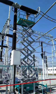 6-20m मिनी हाइड्रोलिक इनडोर/आउटडोर बिजली कैंची उठा मंच सस्ती कीमत के साथ - Product Image 4