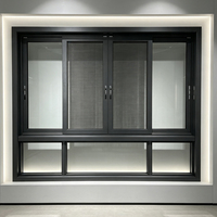 Proveedor de Ventanas Corredizas al por Mayor HUACAI, Stock Disponible, Entrega Rápida, Ventana de Aluminio para Distribuidores