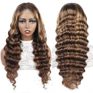 วิกผมสีบ<span class=keywords><strong>ลอน</strong></span><span class=keywords><strong>ด์</strong></span>ออมเบรทรงหลวม HD แบ<span class=keywords><strong>บ</strong></span>มีลูกไม้ด้านหน้าผมจริงสำหรับผู้หญิงผิวดำ - Product Image 2