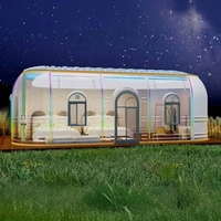 Vente Flash : Dôme Transparent Moderne Préfabriqué pour Hôtel et Glamping en Plein Air – Maison Bulle Anti-UV pour Complexes Balnéaires