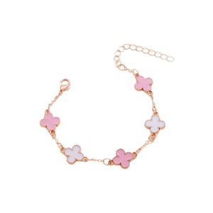 Commercio all'ingrosso di cinque foglie di trifoglio e <span class=keywords><strong>quadrifoglio</strong></span> di perline di lusso gioielli di alta gamma per gli studenti nuovo accessorio di moda - Product Image 5