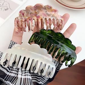 กิ๊บติดผมอะซิเตทสุดหรู ดีไซน์แบบสองแถว หยักเป็น<span class=keywords><strong>ลอน</strong></span> ไม่ลื่นหลุดง่าย เหมาะสำหรับใช้ในชีวิตประจำวัน <span class=keywords><strong>งาน</strong></span>ปาร์ตี้ และทรง<span class=keywords><strong>ผม</strong></span>สวยสง่า - Product Image 2