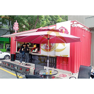 Contenedor de Comida de 4.8m de Acero Inoxidable para Exteriores, Fácil de Montar, con Alimentación Integrada, Tipo Food Truck - Product Image 1