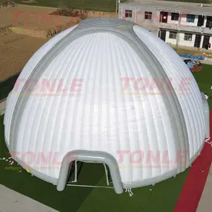 Led Tiup Cina Igloo Tempat Berlindung Digunakan Tenda Gelembung Kubah Udara untuk Dijual